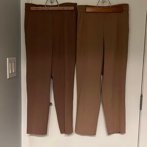 Babaton Japanese crepe, elastic back , flat waistband in front, side pockets